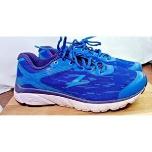 zoot womens solana 2 running‎ shoe 8m blue neon athletic sports sneakers jogging